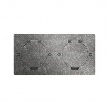 Donel Лючок Surface 4 мод. (2 мод. 45х45 мм.), круглая крышка, оцинкованная сталь, IP44, DFB22ZMRNFA Donel Лючок Surface 4 мод. (2 мод. 45х45 мм.), круглая крышка, оцинкованная сталь, IP44, DFB22ZMRNFA
