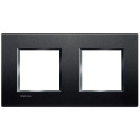 LNA4802M2AR LNA4802M2AR - Livinglight Рамка прямоугольная, 2 поста, цвет Антрацит, Bticino LNA4802M2AR LNA4802M2AR - Livinglight Рамка прямоугольная, 2 поста, цвет Антрацит, Bticino