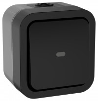 TORS Переключатель однокл. с ин. 10А IP55 TS102 графит IEK, TS-V10-1-10-55-K53 TORS Переключатель однокл. с ин. 10А IP55 TS102 графит IEK, TS-V10-1-10-55-K53