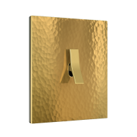 Fontini Выключатель 1-клавишный, цвет Martele Golden, тумблер - золото , Fontini, серия Font barcelona Bridge Fontini Выключатель 1-клавишный, цвет Martele Golden, тумблер - золото , Fontini, серия Font barcelona Bridge