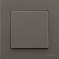 ABB Выключатель 1-клавишный, с подсветкой, цвет- Тауп, серия Sky ABB Выключатель 1-клавишный, с подсветкой, цвет- Тауп, серия Sky