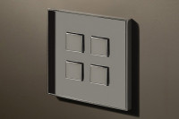 4T Панель 1-ая, 4 кнопки 24V-250V push button, Chrome 4T Панель 1-ая, 4 кнопки 24V-250V push button, Chrome