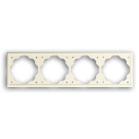 1724-72 1754-0-4315 Impuls Рамка 4-постовая, слоновая кость 2 1724-72 1754-0-4315 Impuls Рамка 4-постовая, слоновая кость 2