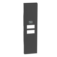 KG13C Bticino LIVING NOW. Лицевая панель для зарядных устройств USB 2 модуля.Цвет Черный., KG13C KG13C Bticino LIVING NOW. Лицевая панель для зарядных устройств USB 2 модуля.Цвет Черный., KG13C