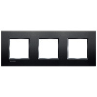 LNA4802M3AR LNA4802M3AR - Livinglight Рамка прямоугольная, 3 поста, цвет Антрацит, Bticino LNA4802M3AR LNA4802M3AR - Livinglight Рамка прямоугольная, 3 поста, цвет Антрацит, Bticino