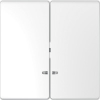 D-Life Клавиша 2-ная с линзой для LED-модуля, белый лотос D-Life Клавиша 2-ная с линзой для LED-модуля, белый лотос
