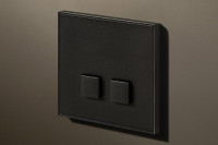 Select 2T 24V-250V push button, Matt Black RAL9011 Select 2T 24V-250V push button, Matt Black RAL9011