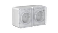 ATN543026 - ATLASDESIGN PROFI IP54 О/У РОЗЕТКА двойная с заземлением со шторками, 16А, СЕРЫЙ, Systeme Electric ATN543026 - ATLASDESIGN PROFI IP54 О/У РОЗЕТКА двойная с заземлением со шторками, 16А, СЕРЫЙ, Systeme Electric