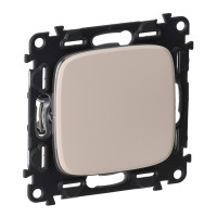 Legrand Valena ALLURE.Переключатель 10АХ 250В с лицевой панелью.Безвинтовые зажимы.Слоновая кость, 752806 Legrand Valena ALLURE.Переключатель 10АХ 250В с лицевой панелью.Безвинтовые зажимы.Слоновая кость, 752806
