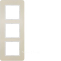 10136182 - Рамкa, Q.7, 3-местная, цвет: белый, Berker 10136182 - Рамкa, Q.7, 3-местная, цвет: белый, Berker