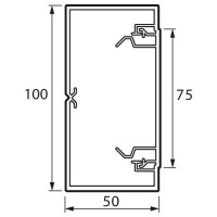 Legrand Кабель-канал Metra - 100x50 - 2 метра - с крышкой - белый, 638081 Legrand Кабель-канал Metra - 100x50 - 2 метра - с крышкой - белый, 638081