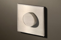 Dimmer, Stainless steel knurl nickel Dimmer, Stainless steel knurl nickel