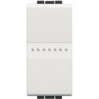 N4054 N4054 - LivingLight Переключатель промежуточный Axial с автоматическими клемами, размер 1 модуль, цвет белый, Bticino N4054 N4054 - LivingLight Переключатель промежуточный Axial с автоматическими клемами, размер 1 модуль, цвет белый, Bticino