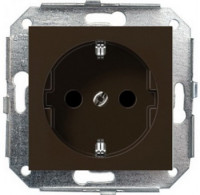 37212032 - F-37 Розетка со шторками 2К+З 16А 250В~, коричневая, Fontini 37212032 - F-37 Розетка со шторками 2К+З 16А 250В~, коричневая, Fontini